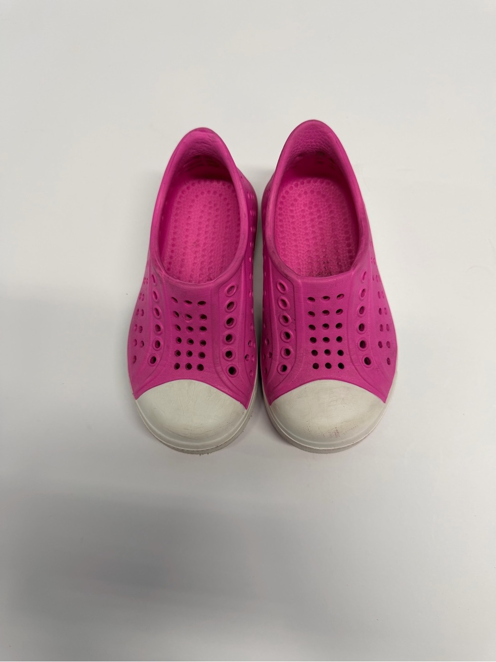 Kids Pink Slip-On Water-Friendly Shoes